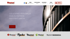 What Bayton.com website looked like in 2019 (5 years ago)