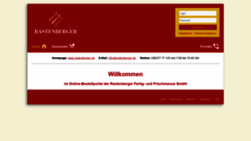 What Bestellung-rastenberger.de website looked like in 2019 (5 years ago)