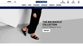 What Birkenstock.com website looked like in 2019 (5 years ago)