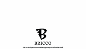 What Bricco.se website looked like in 2019 (5 years ago)