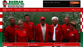 What Baumanorchards.com website looked like in 2019 (5 years ago)