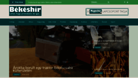 What Bekeshir.hu website looked like in 2019 (5 years ago)