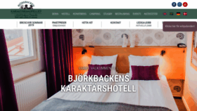 What Bjorkbacken.se website looked like in 2019 (5 years ago)