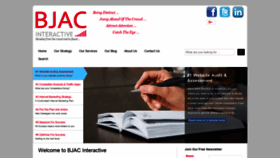 What Bjacinteractive.com website looked like in 2019 (5 years ago)