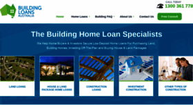 What Buildingloansaustralia.com.au website looked like in 2019 (5 years ago)