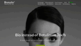 What Biotulin.com website looked like in 2019 (5 years ago)