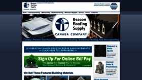 What Beacon-canada.com website looked like in 2019 (5 years ago)