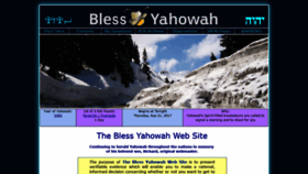 What Blessyahowah.com website looked like in 2019 (5 years ago)