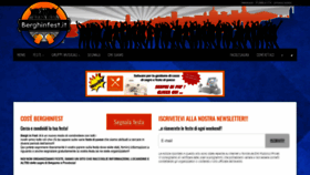 What Berghinfest.it website looked like in 2019 (5 years ago)