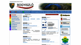 What Bogyiszlo.hu website looked like in 2019 (5 years ago)