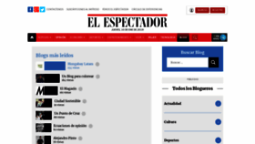 What Blogs.elespectador.com website looked like in 2019 (5 years ago)
