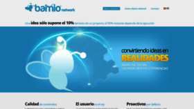 What Bamio.com website looked like in 2019 (5 years ago)