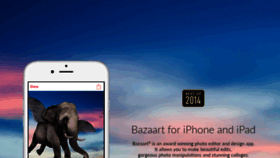 What Bazaart.me website looked like in 2019 (5 years ago)
