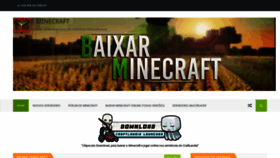What Baixarminecraft.com.br website looked like in 2019 (5 years ago)