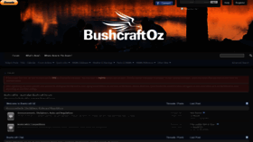 What Bushcraftoz.com website looked like in 2019 (5 years ago)
