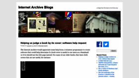 What Blog.archive.org website looked like in 2019 (5 years ago)