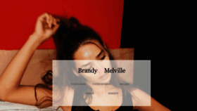 What Brandymelville.com website looked like in 2019 (5 years ago)