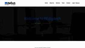 What Bedigitech.com website looked like in 2019 (5 years ago)