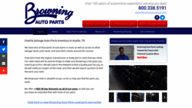 What Browningautoparts.com website looked like in 2019 (5 years ago)