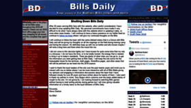 What Billsdaily.com website looked like in 2019 (5 years ago)