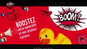 What Boom-promo.fr website looked like in 2019 (5 years ago)