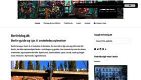 What Berlinblog.dk website looked like in 2019 (5 years ago)