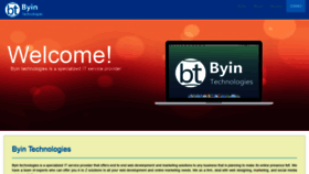 What Byintechnologies.com website looked like in 2019 (5 years ago)