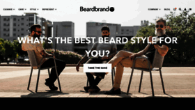 What Beardbrand.com website looked like in 2019 (5 years ago)