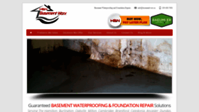 What Basementworx.ca website looked like in 2019 (5 years ago)