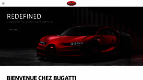 What Bugatti.com website looked like in 2019 (5 years ago)