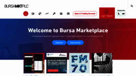 What Bursamarketplace.com website looked like in 2019 (5 years ago)