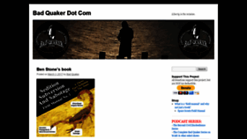 What Badquaker.com website looked like in 2019 (5 years ago)