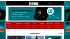 What Bunkered.co.uk website looked like in 2019 (5 years ago)