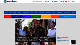 What Bogor.tribunnews.com website looked like in 2019 (5 years ago)