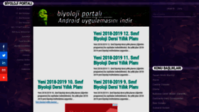 What Biyolojiportali.com website looked like in 2019 (5 years ago)