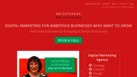 What Brightspark-consulting.com website looked like in 2019 (5 years ago)