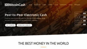 What Bitcoincash.org website looked like in 2019 (5 years ago)