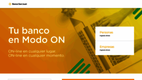 What Bancosanjuan.com website looked like in 2019 (5 years ago)