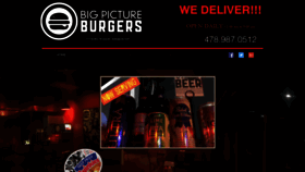 What Bigpictureburgers.com website looked like in 2019 (5 years ago)