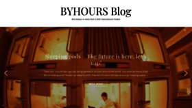What Blog.byhours.com website looked like in 2019 (5 years ago)