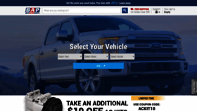 What Buyautoparts.com website looked like in 2019 (5 years ago)