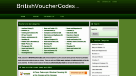 What Britishvouchercodes.com website looked like in 2019 (5 years ago)