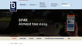 What Bpay.com.au website looked like in 2019 (5 years ago)