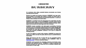What Burberryoutletukstore.com website looked like in 2019 (5 years ago)