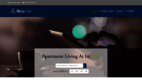 What Bellapartmentliving.com website looked like in 2019 (5 years ago)
