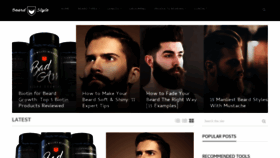 What Beardstyle.net website looked like in 2019 (5 years ago)