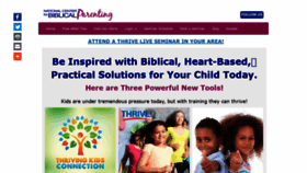 What Biblicalparenting.org website looked like in 2019 (5 years ago)