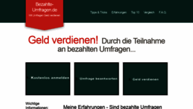 What Bezahlte--umfragen.de website looked like in 2019 (5 years ago)
