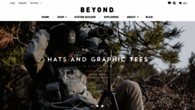 What Beyondclothing.com website looked like in 2019 (5 years ago)