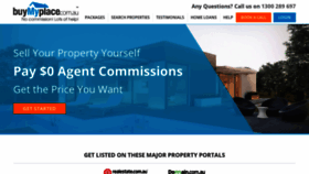What Buymyplace.com.au website looked like in 2019 (5 years ago)